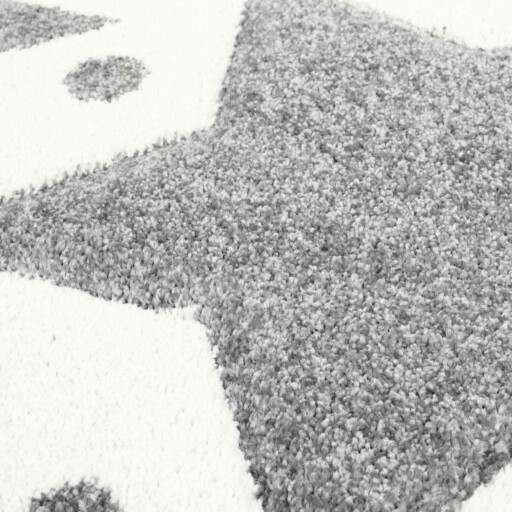 Vloerkleed kinderkamer Sterren 3D - crème/grijs - close up materiaal, thumbnail