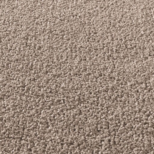 Rond effen vloerkleed Qualis - taupe - close up materiaal, thumbnail