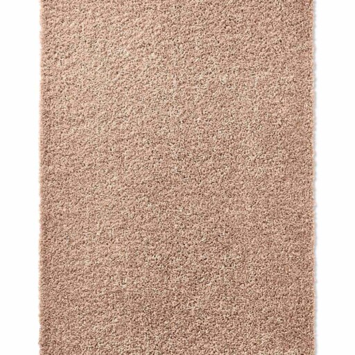 Hoogpolig vloerkleed effen Spectrum - beige - overzicht boven