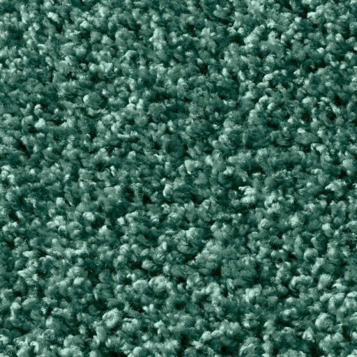 Hoogpolig vloerkleed effen Spectrum - jade - close up materiaal, thumbnail