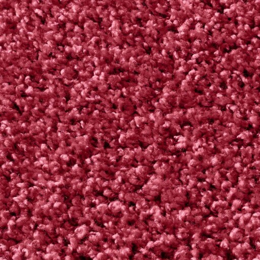 Hoogpolig vloerkleed effen Spectrum - rood - close up materiaal, thumbnail