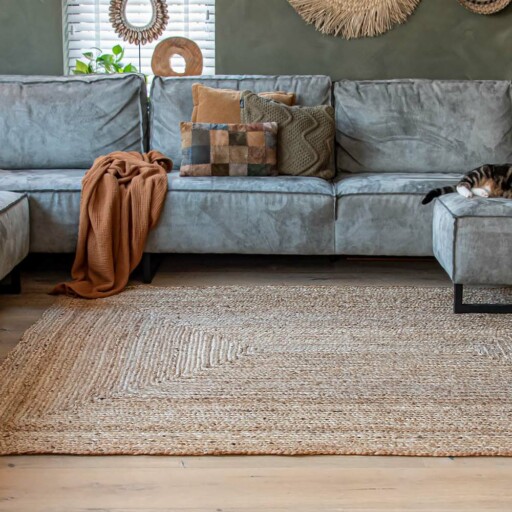 Jute vloerkleed - Boho & me - naturel - sfeer, thumbnail