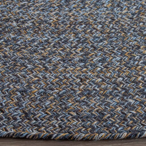 Rond vloerkleed katoen - Joy multi - close up zijkant