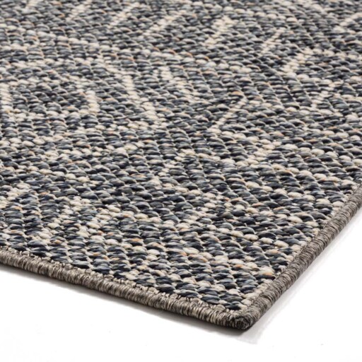 Buitenkleed Aztec Dreams - grijs - close up hoek, thumbnail