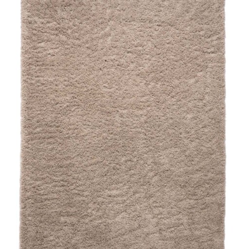 Hoogpolig vloerkleed - Cozy Shaggy - beige - overzicht boven