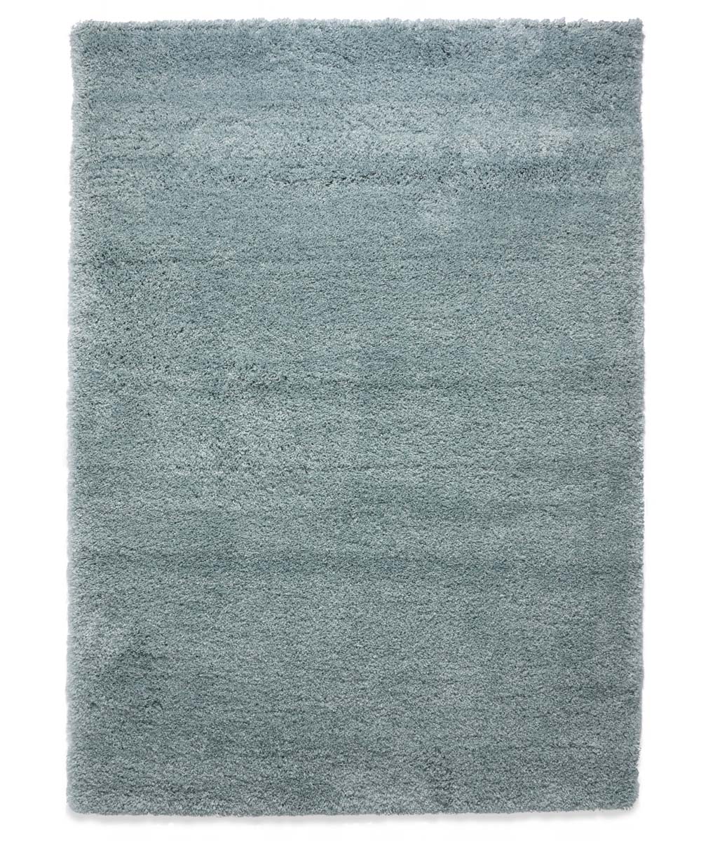 Hoogpolig vloerkleed Cozy – lichtblauw TOP
