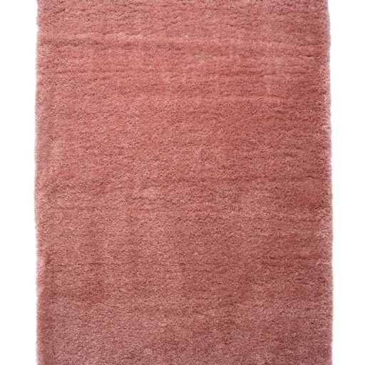 Hoogpolig vloerkleed - Cozy Shaggy - roze - overzicht boven