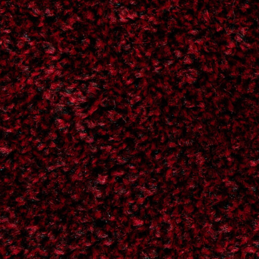 Vierkant vloerkleed Fine - rood - close up materiaal, thumbnail