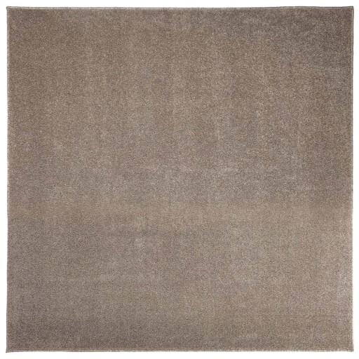 Vierkant vloerkleed Fine - beige - overzicht boven