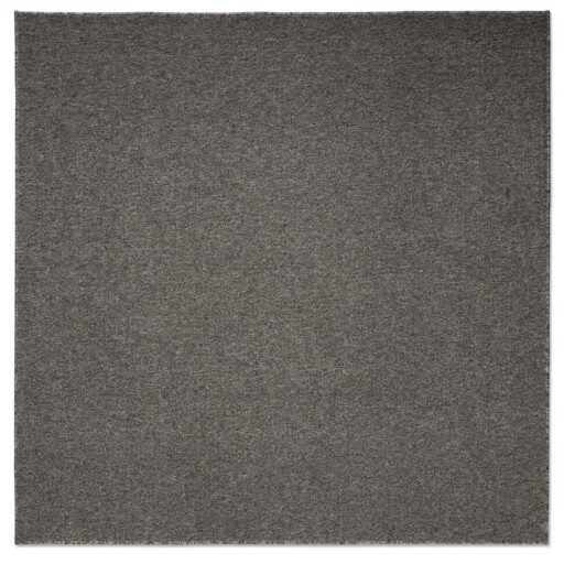 Vierkant vloerkleed Lush - grijs - overzicht boven