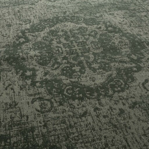 Vintage vloerkleed Traditions - groen - close up materiaal, thumbnail