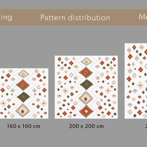 Vierkant hoogpolig vloerkleed bohemian Artisan - wit/multi