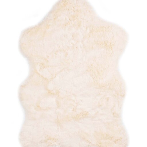Kindervloerkleed schaap - Fluffy crème - overzicht boven