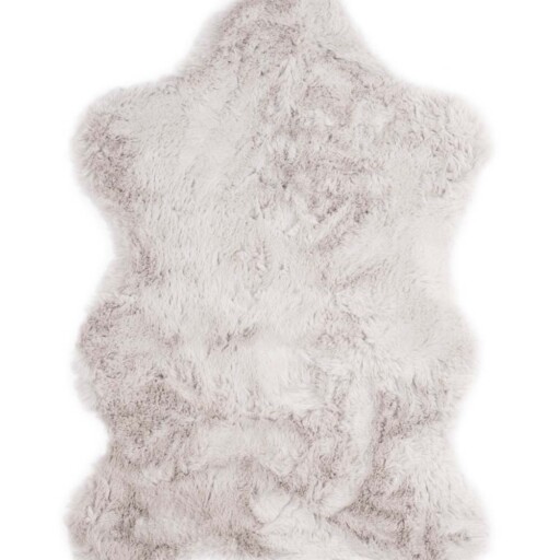 Kindervloerkleed schaap - Fluffy lichtgrijs - overzicht boven