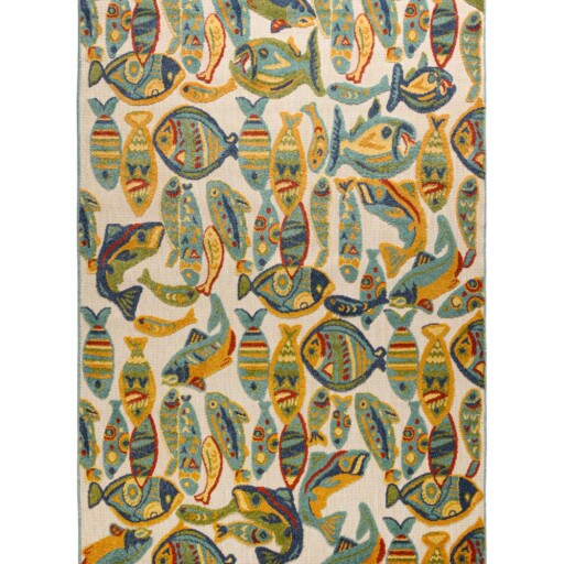 Buitenkleed visjes - Verano multi - overzicht