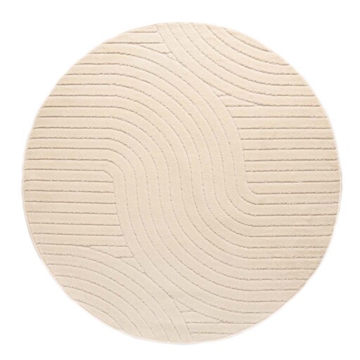 Rond buitenkleed - Verano wit - overzicht