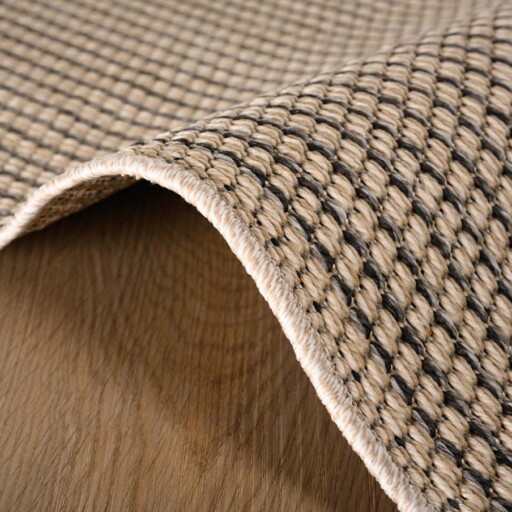 Jute balkonkleed Sunny - beige - close up