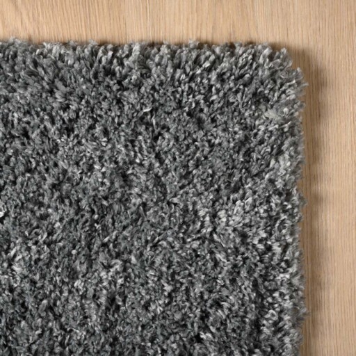 Hoogpolige loper - Cozy Shaggy grijs - close up, thumbnail