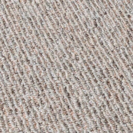 Laagpolig vloerkleed - Fleur beige - close up materiaal, thumbnail