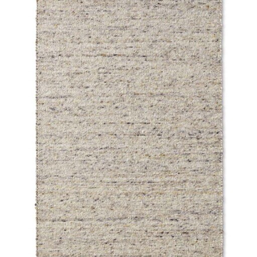 Wollen vloerkleed - Lundr beige - overzicht boven