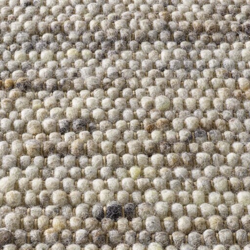 Wollen vloerkleed - Lundr beige - close up materiaal, thumbnail