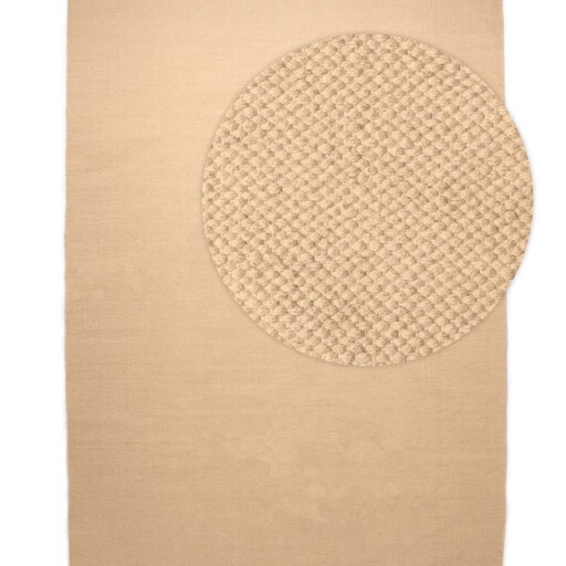 Katoen vloerkleed - Svelvik beige - overzicht