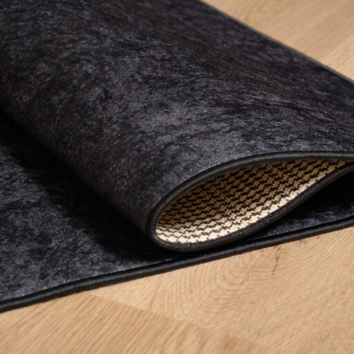 Keukenloper wasbaar - Motion zwart - close up vouw, thumbnail