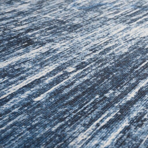 Vintage vloerkleed - Fade Blend blauw - close up materiaal, thumbnail