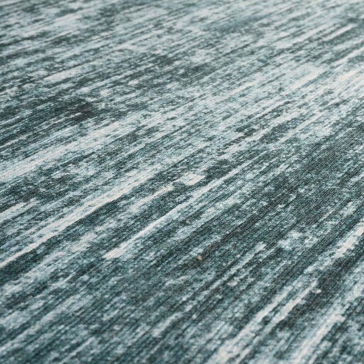 Vintage vloerkleed - Fade Blend turquoise - close up materiaal, thumbnail