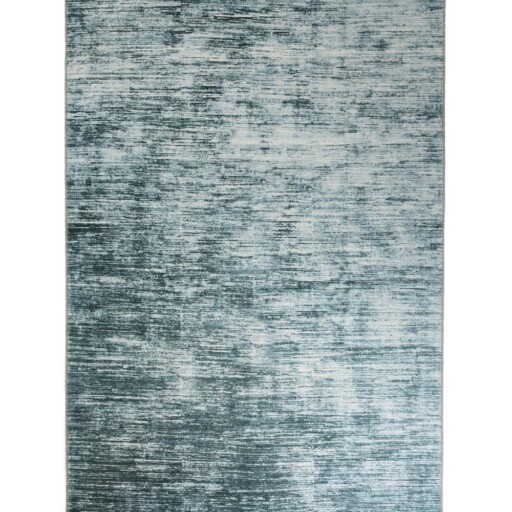 Vintage vloerkleed - Fade Blend turquoise - overzicht boven