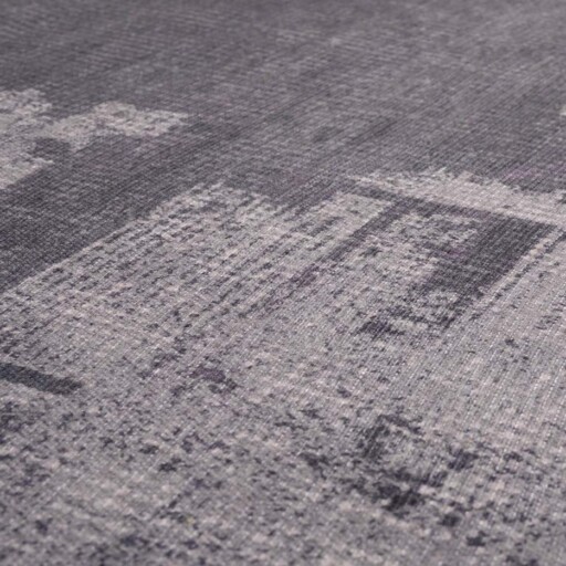 Vintage vloerkleed - Fade Mystic grijs - close up materiaal, thumbnail