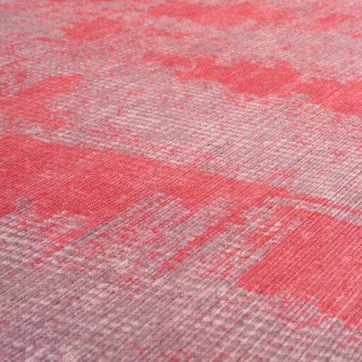 Vintage vloerkleed - Fade Mystic roze - close up materiaal, thumbnail