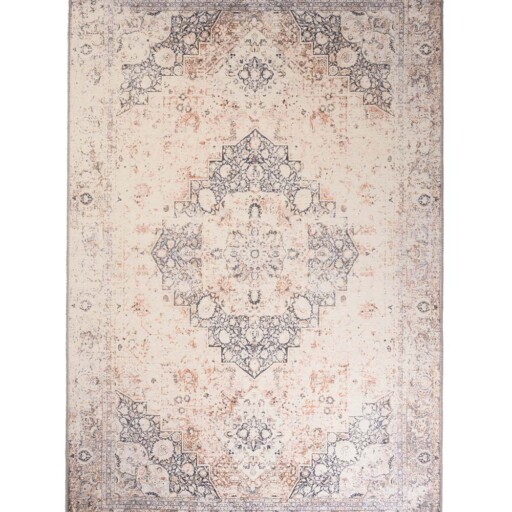 Vintage vloerkleed - Fade No.2 grijs - overzicht boven