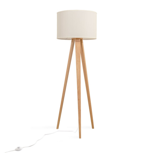 Staande lamp scandinavisch - Tre wit - overzicht