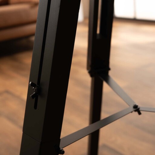 Staande lamp industrieel - Cone zwart