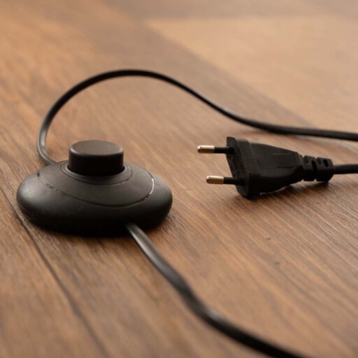 Staande lamp industrieel - Cone zwart