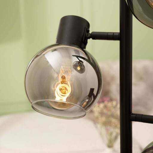 Staande lamp design - Delight zwart