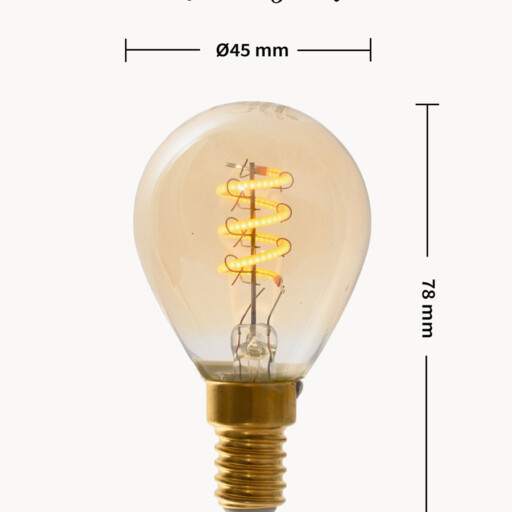 Filament lamp e14 - Lum & Beam - Swirl Mini