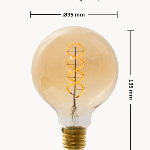 Filament lamp e27 - Lum & Beam - Twist Sphere